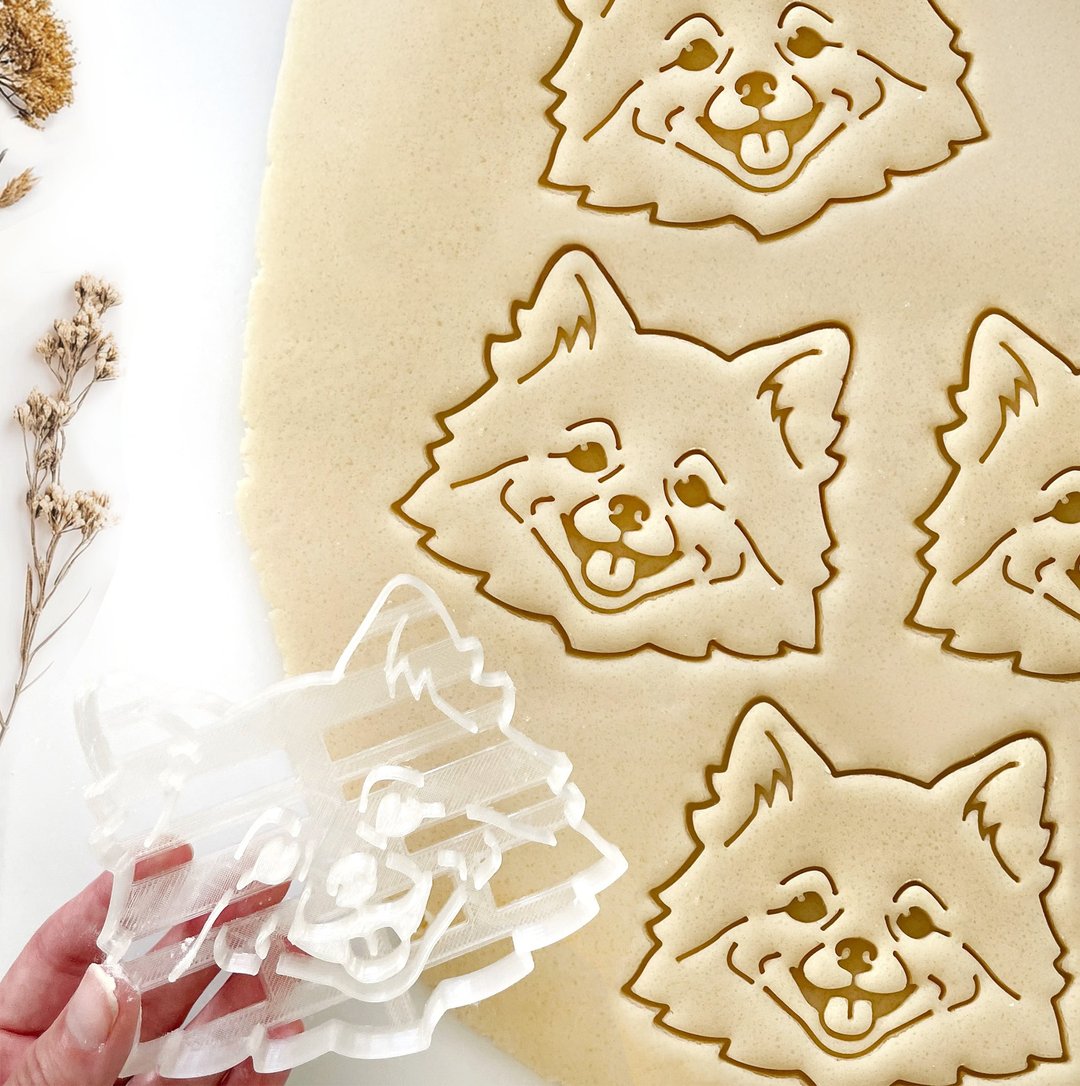 博美犬造型饼干压模 - 其他 - 塑料 