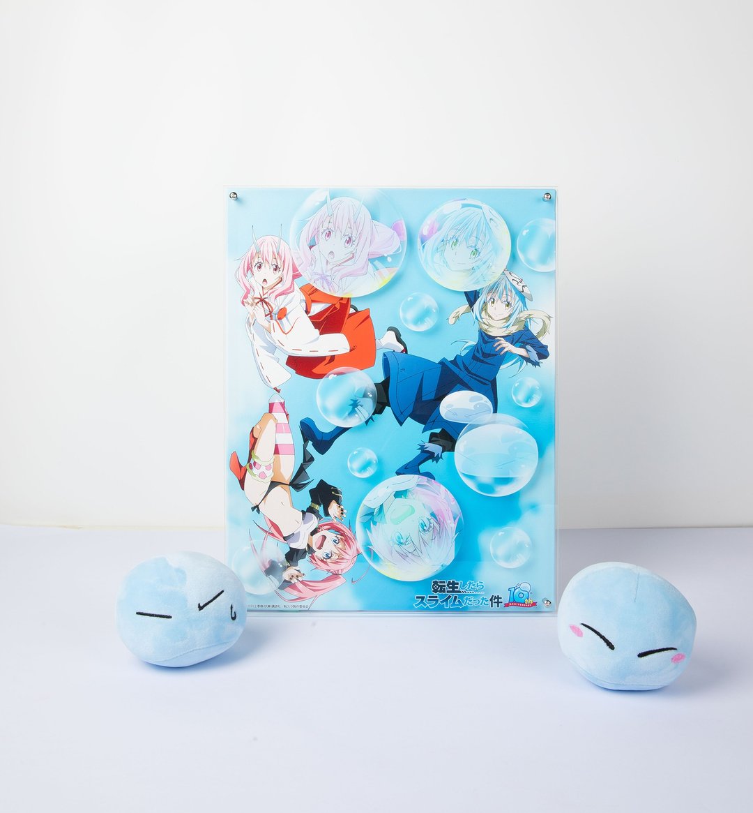 【转生史莱姆】多层次3D挂画(A款泡泡款) - 海报/装饰画/版画 - 纸 蓝色