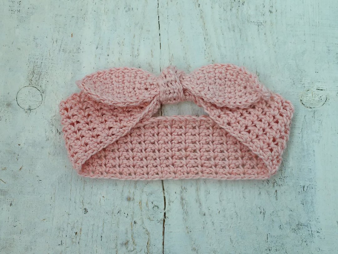 Baby soft pink headband - 婴儿帽/发带 - 棉．麻 粉红色
