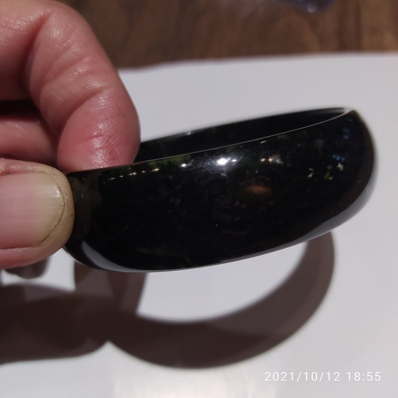 缅甸墨绿玉手镯 - 手链/手环 - 宝石 