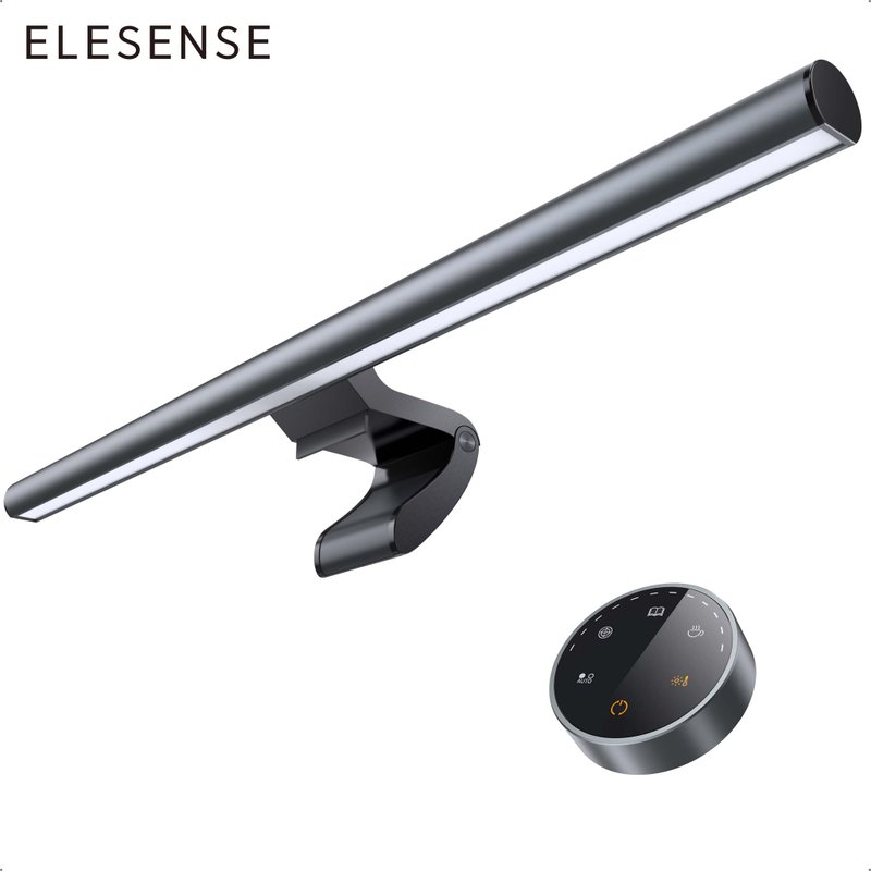 Elesense E1129 屏幕智能补光电脑挂灯 (无线控制) - 电脑配件 - 其他金属 灰色