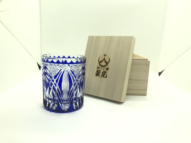 Dog Oyanagi Rock Glass - 玻璃杯 - 玻璃 蓝色