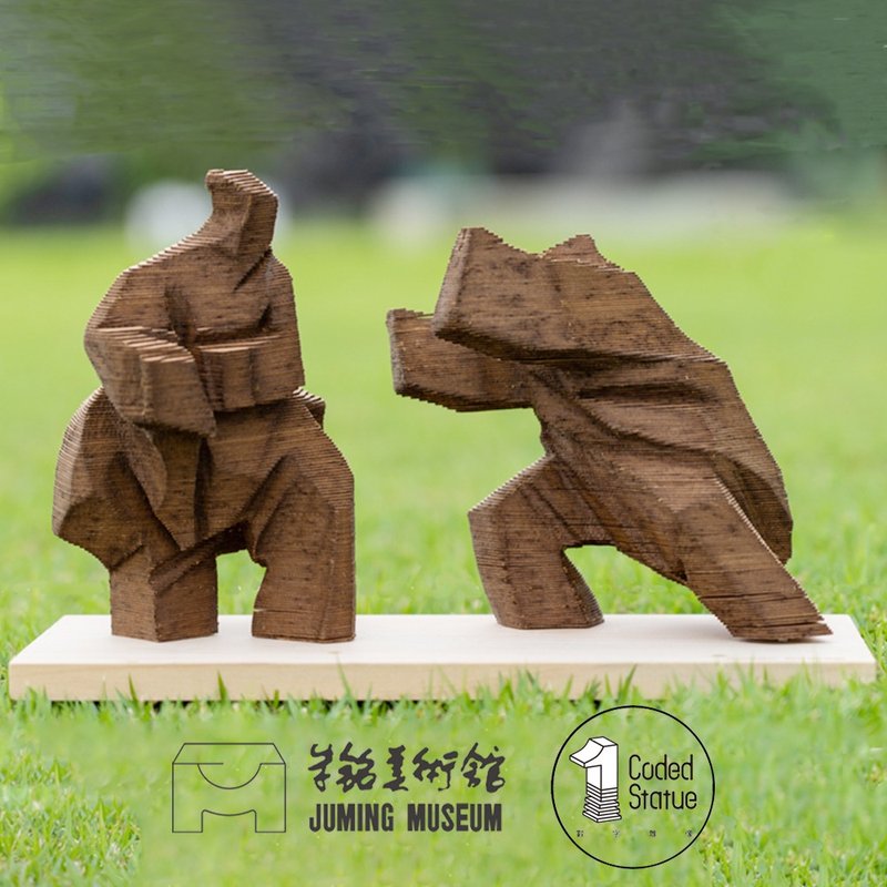 【Code Statue】太极叠叠乐立体拼图  推手I 、I I二件合购联名款 - 木工/竹艺/纸艺 - 纸 