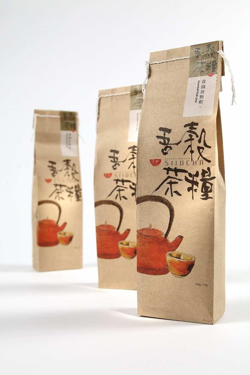 【 新台湾文创伴手礼推荐 】食锦吾谷饮无糖 台湾特色礼品 - 谷物麦片 - 其他材质 卡其色