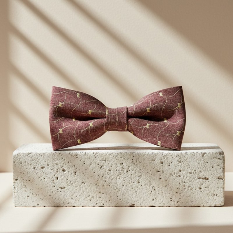 金杏红领结 - 领结/领巾 - 其他人造纤维 红色