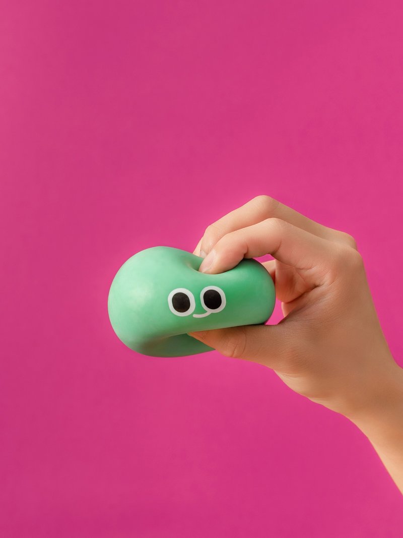 We TAIWAN  | a-We 陪你一起承担纾压球 - 摆饰 - 乳胶 绿色