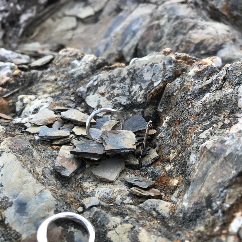 积雪银戒 - 戒指 - 纯银 银色