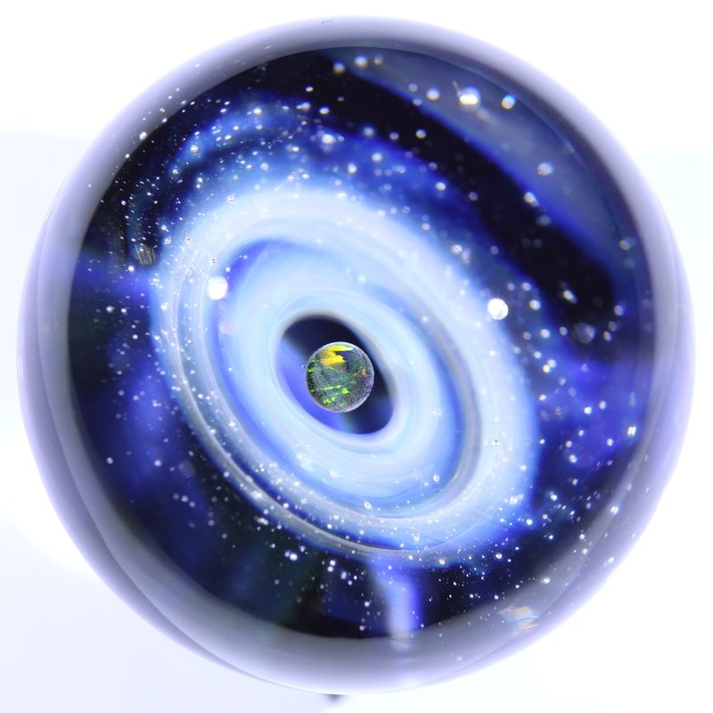 50mm 宇宙玻璃球摆设 no.M116 - 摆饰 - 玻璃 蓝色