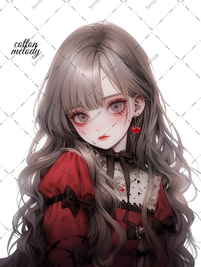 original sticker no.345 人物贴纸 原创贴纸 人物插画 少女贴纸 原创人物贴纸 - 贴纸 - 纸 