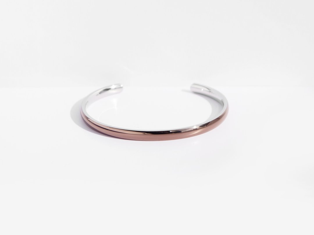 Petite Bold 手镯 | 古铜啡 | 定制刻字 - 手链/手环 - 不锈钢 咖啡色