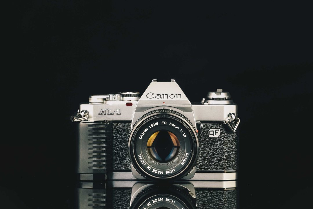 Canon AL-1+CANON FD 50mm F1.8 #8421 #135底片相机 - 相机 - 其他金属 黑色