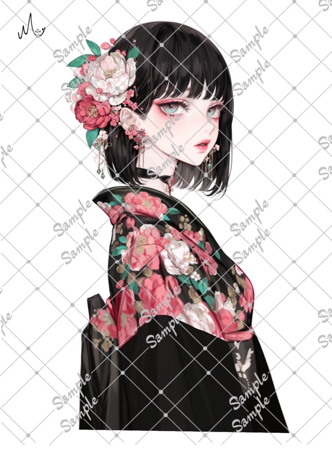 原创人物贴纸 11月新品 - 贴纸 - 纸 