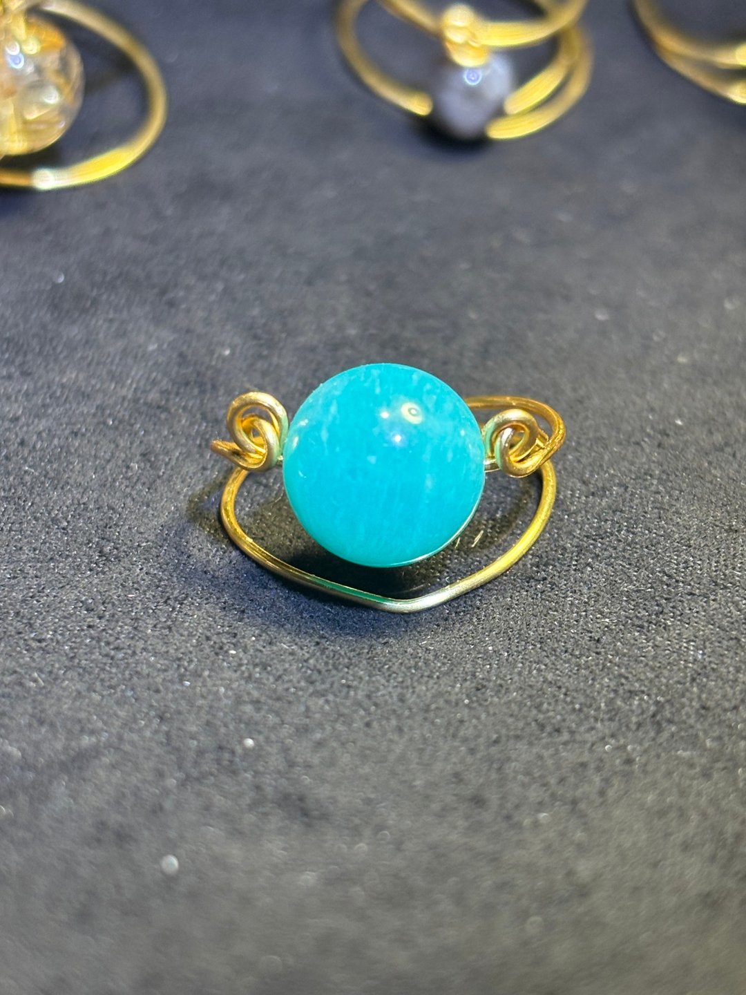 天王星戒指 Uranus ring - 戒指 - 水晶 多色