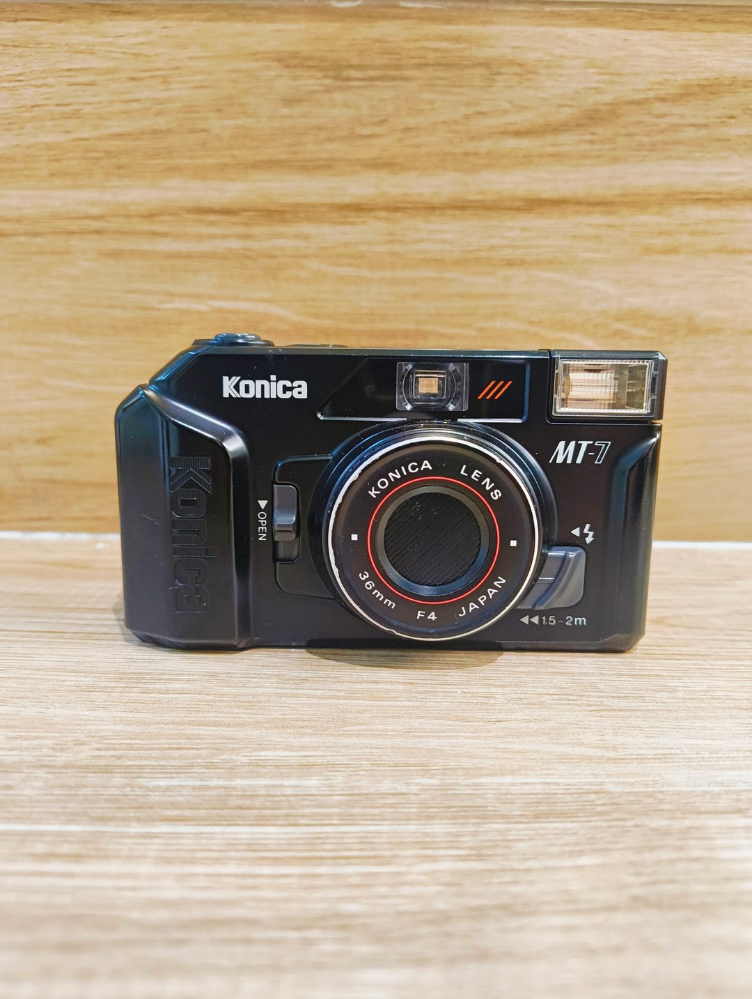 【135底片相机】八成新 Konica MT-7 定焦 自动对焦 全自动傻瓜 - 相机 - 塑料 黑色