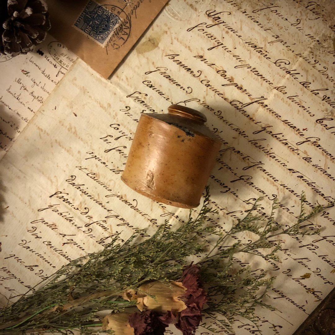 英国百年盐釉陶器皿 - 花瓶/陶器 - 陶 卡其色