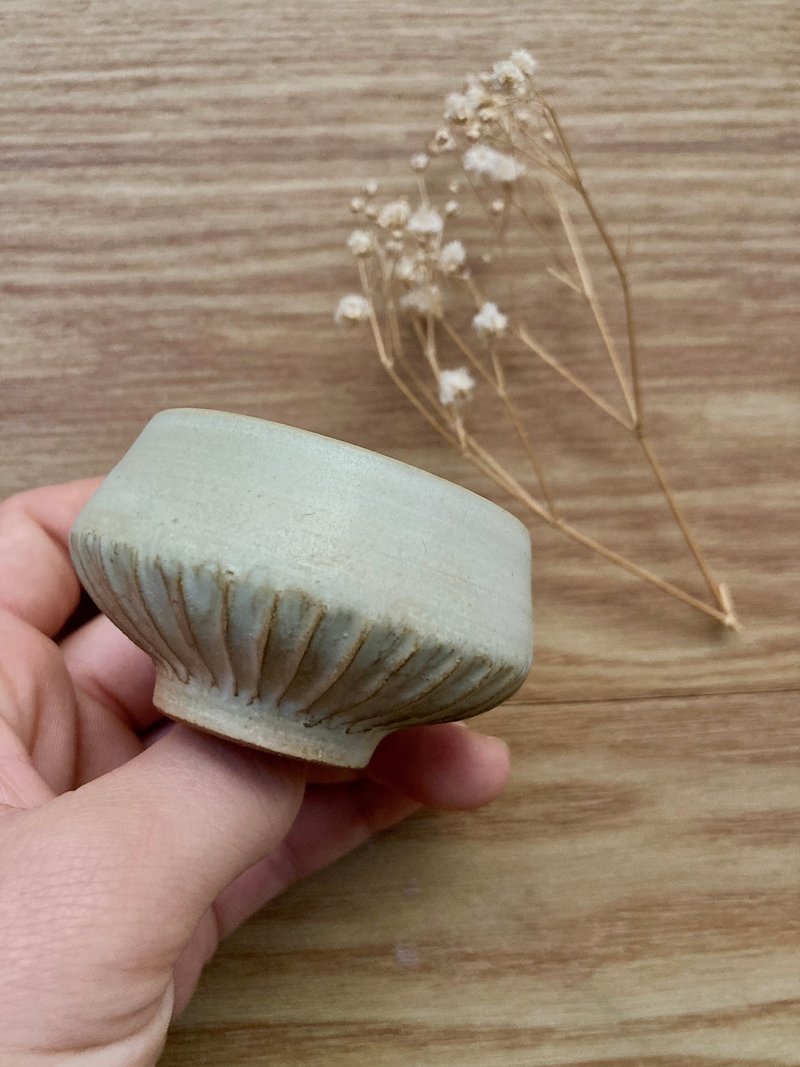 sake cup - 酒杯/酒器 - 陶 白色