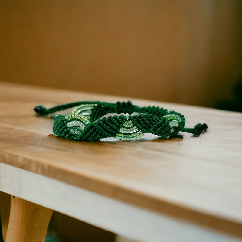 【欢迎订造】Macrame | 手鈪 | 手镯 | 选 择 你 的 颜 色 - 手链/手环 - 其他材质 绿色