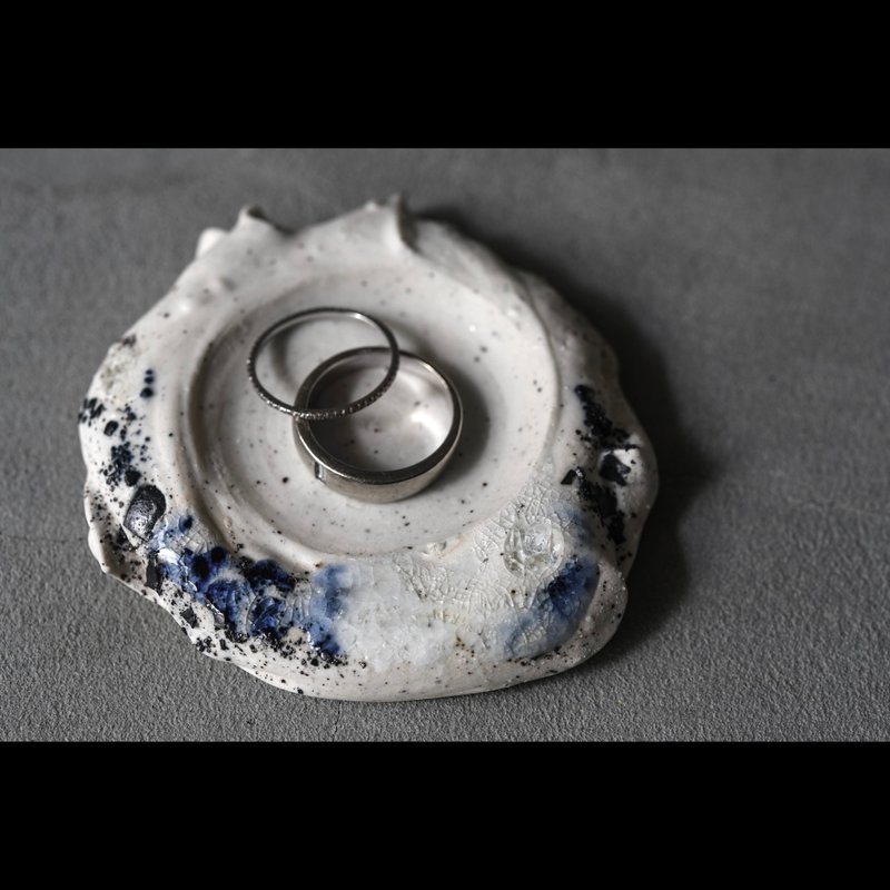 。海滩岩浪 自由土流奶油小皿/赏盘 2022 - 摆饰 - 陶 