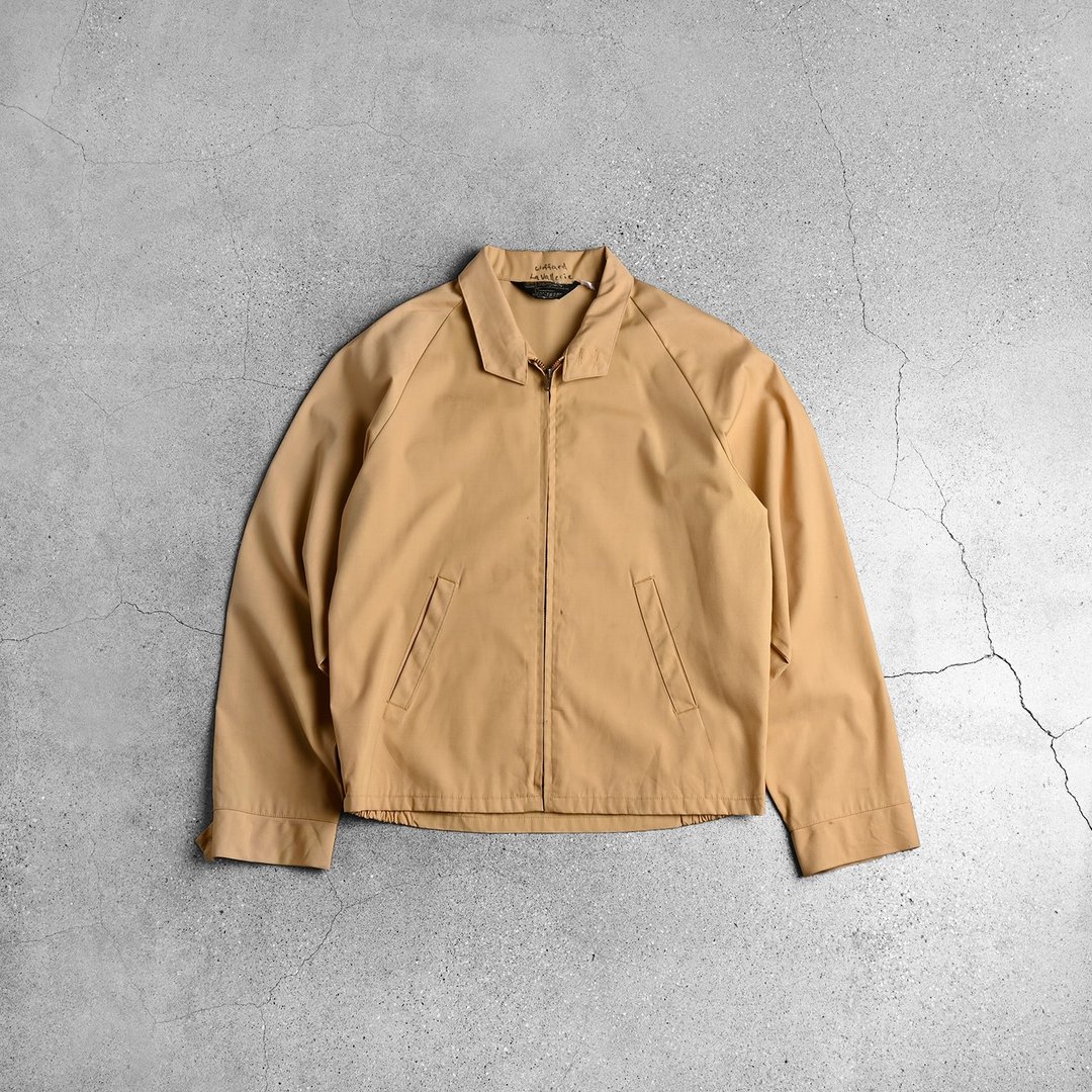 哈灵顿外套 Harrington jacket  / 台北古着店、美式古着工作夹克 - 男装外套 - 其他材质 黄色