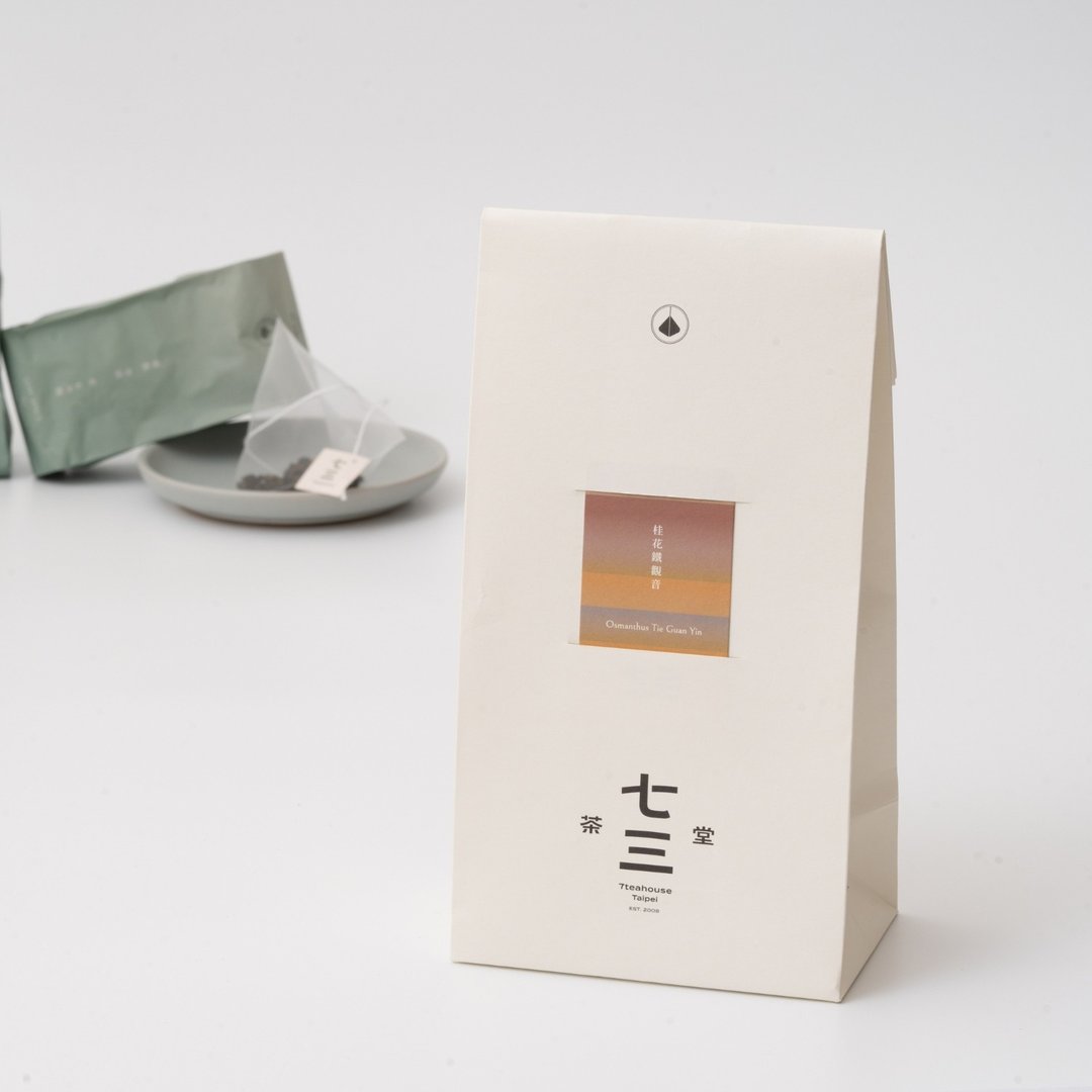 七三茶堂 立体茶包丨桂花铁观音 24入–生活袋 - 茶 - 纸 白色