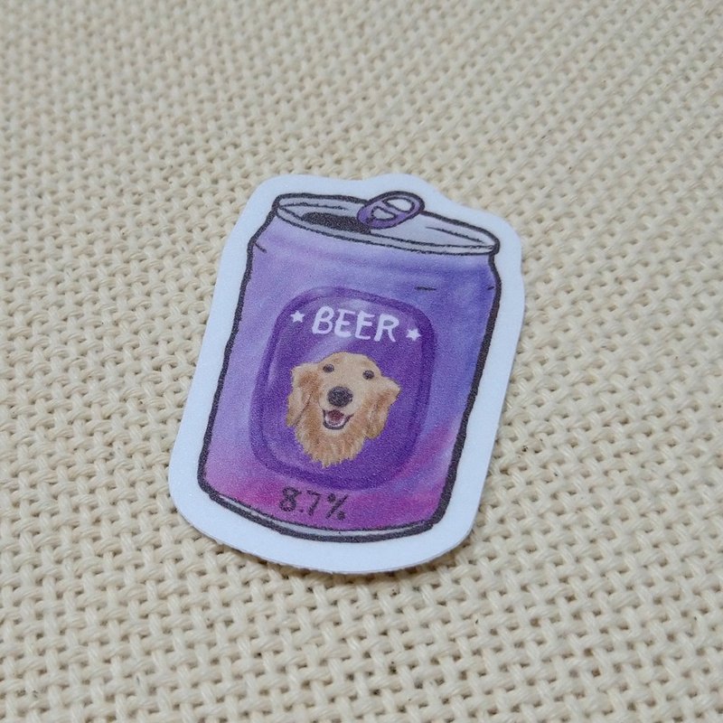 奶油腊肠啤酒-防水车贴-行李箱贴纸_防水贴纸 - 贴纸 - 防水材质 