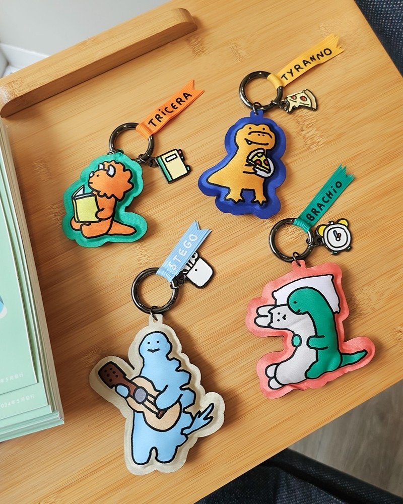 JOGUMAN-澎澎钥匙圈(日常系列盲袋) - 收纳用品 - 聚酯纤维 