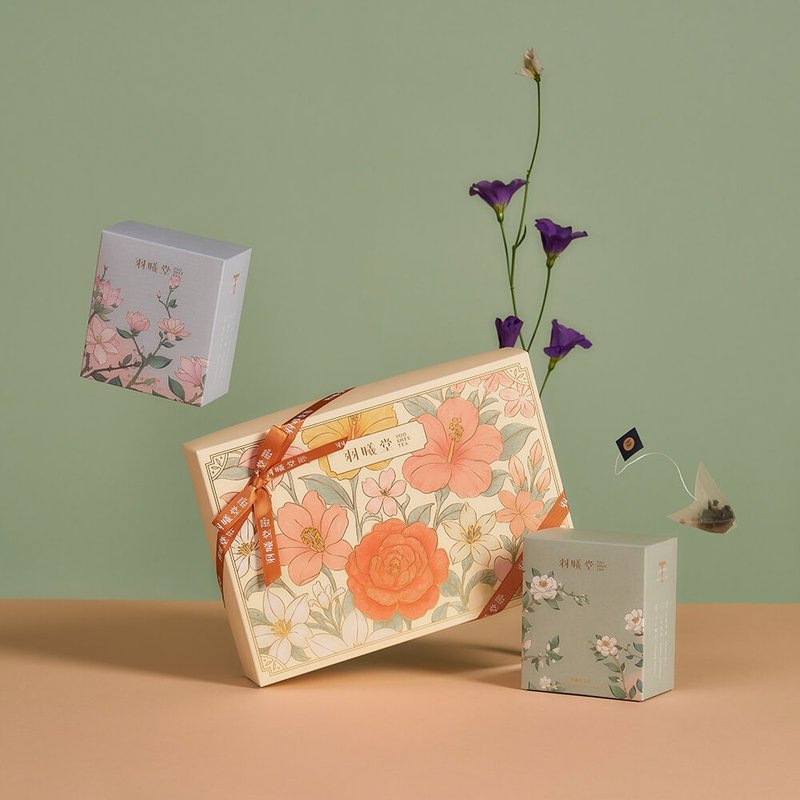【新年茶包礼盒】霓芳礼盒-国宴级国际得奖摘星台湾原叶茶包礼盒 - 茶 - 新鲜食材 