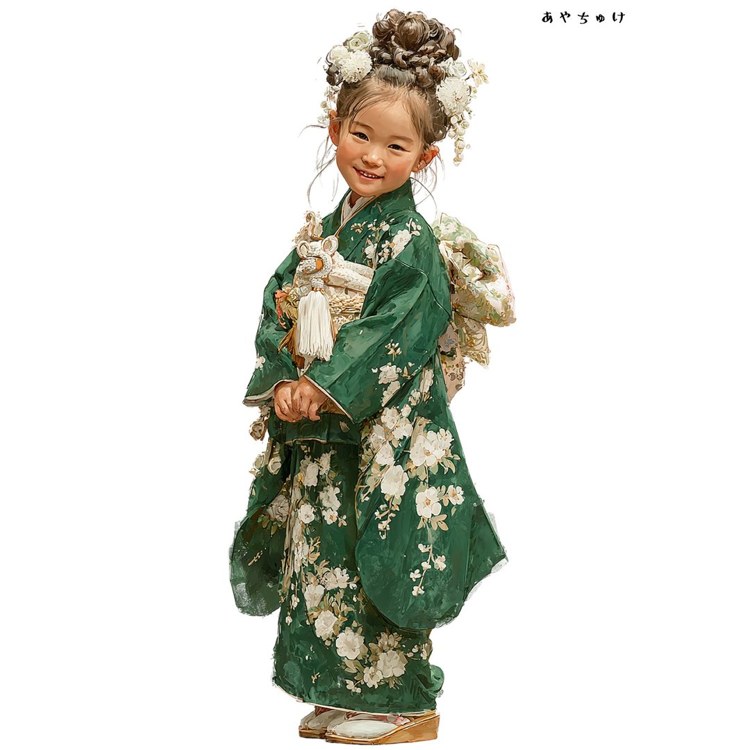 【12月新品4】07-114-0237 人物贴纸 和服复古 - 贴纸 - 纸 