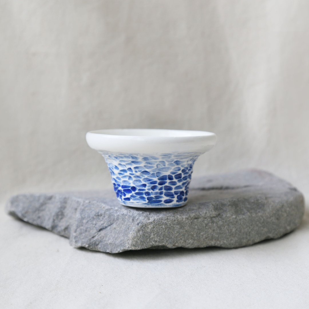 乘载平静 陶杯 手工器皿 陶器 - 其他杯子 - 陶 蓝色