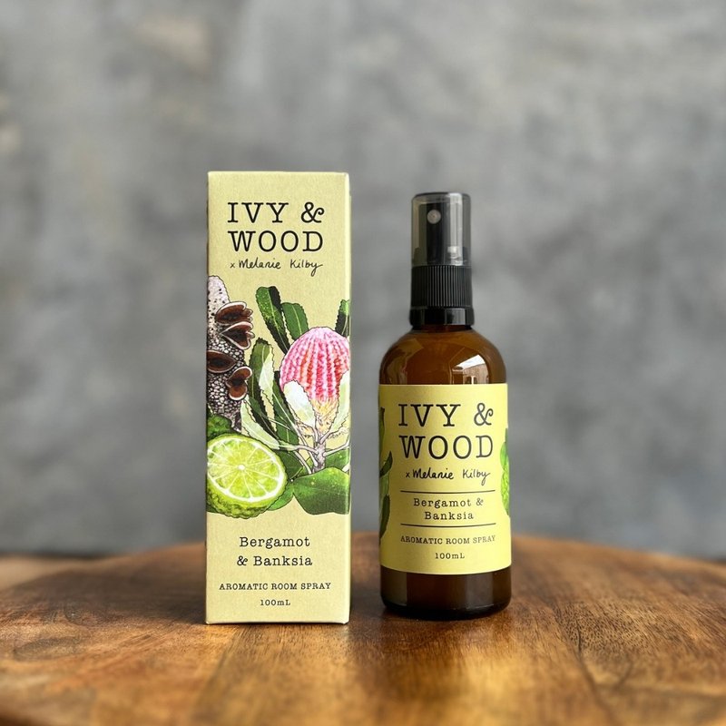 佛手柑与澳洲忍冬香氛喷雾-【IVY&WOOD】天然手作香氛 - 香薰/精油/线香 - 其他材质 