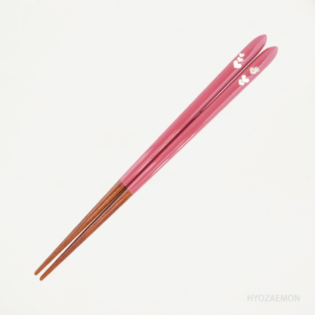 兵左卫粉红魔语粉红 18cm Y-161 - 筷子/筷架 - 木头 