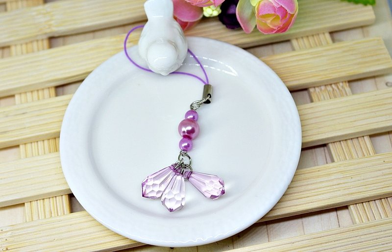 ├可爱的小小吊饰系列┤-串- #小小礼物# #可改成耳机塞# - 其他 - 塑料 紫色