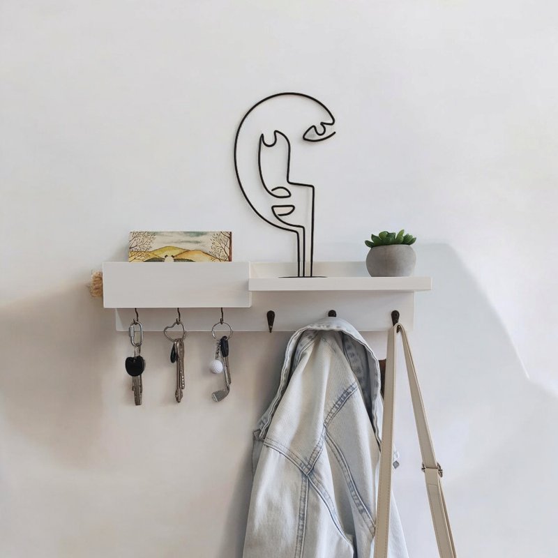 手工制作的墙面收纳架－环保松木，定制颜色 - 其他家具 - 木头 