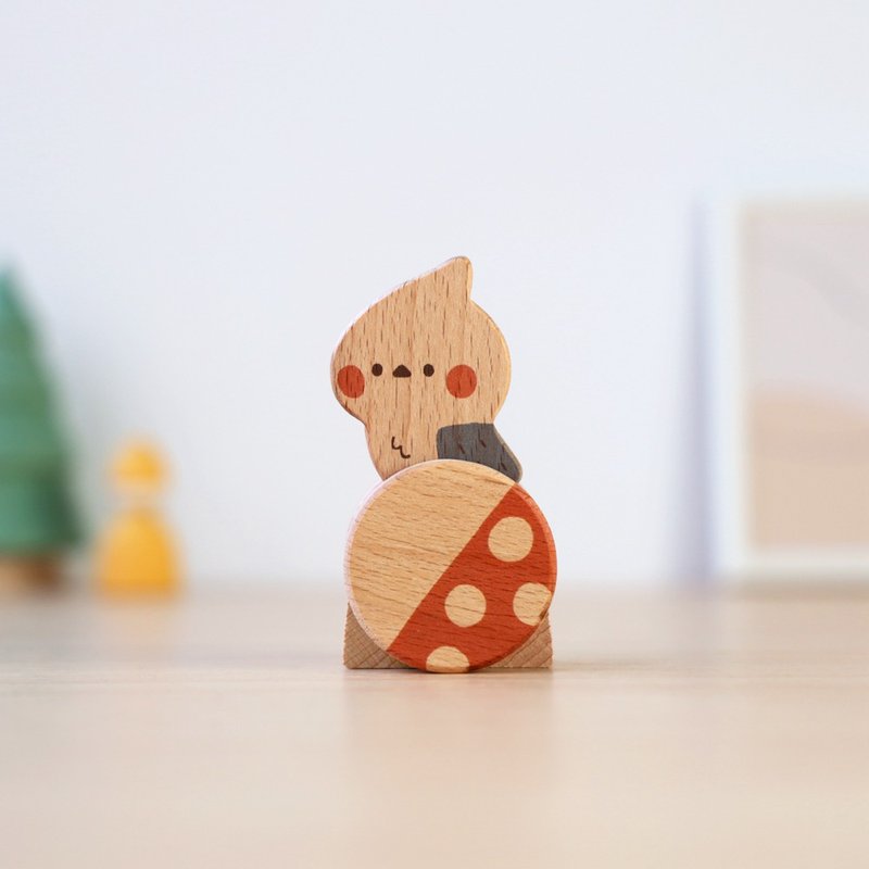 疗愈按摩小物【推哪-滚轮玄凤】放松纾压 居家SPA - 其他 - 木头 咖啡色