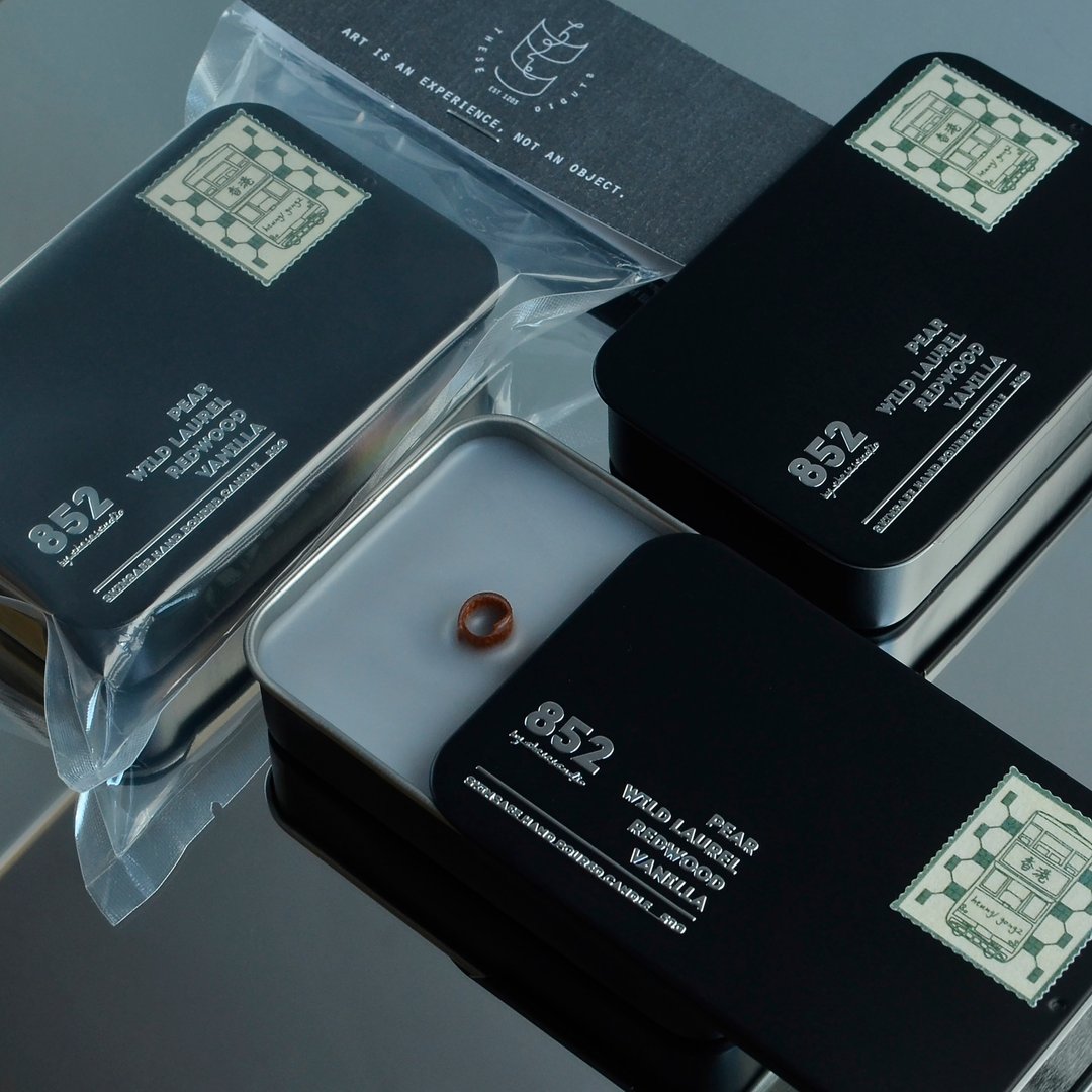 thesestudio | 纯素大豆香薰蜡烛旅行装 | 冷压初榨椰子油配方 - 蜡烛/烛台 - 蜡 灰色