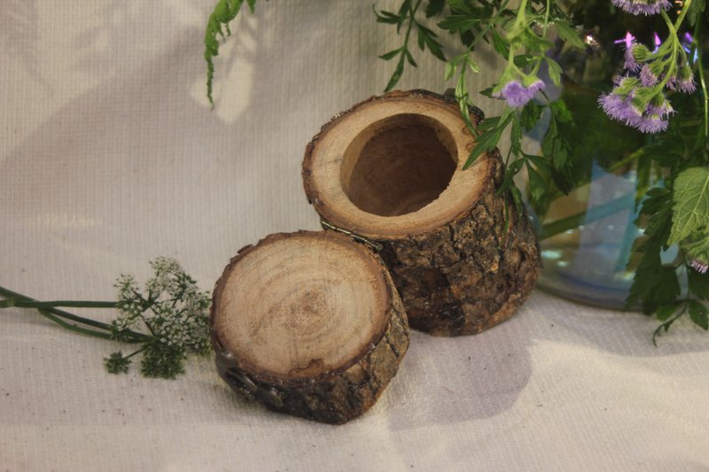 | 拾木 | 树枝置物盒_NN3428 - 收纳用品 - 木头 咖啡色