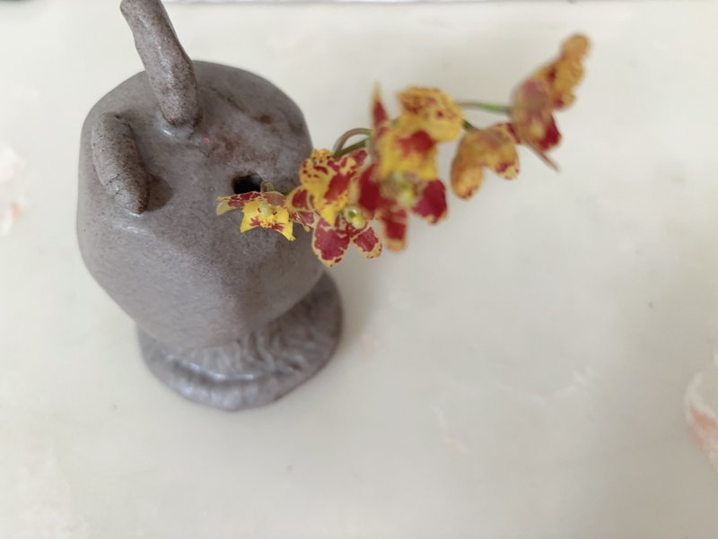 陶作苹果树 - 花瓶/陶器 - 陶 灰色