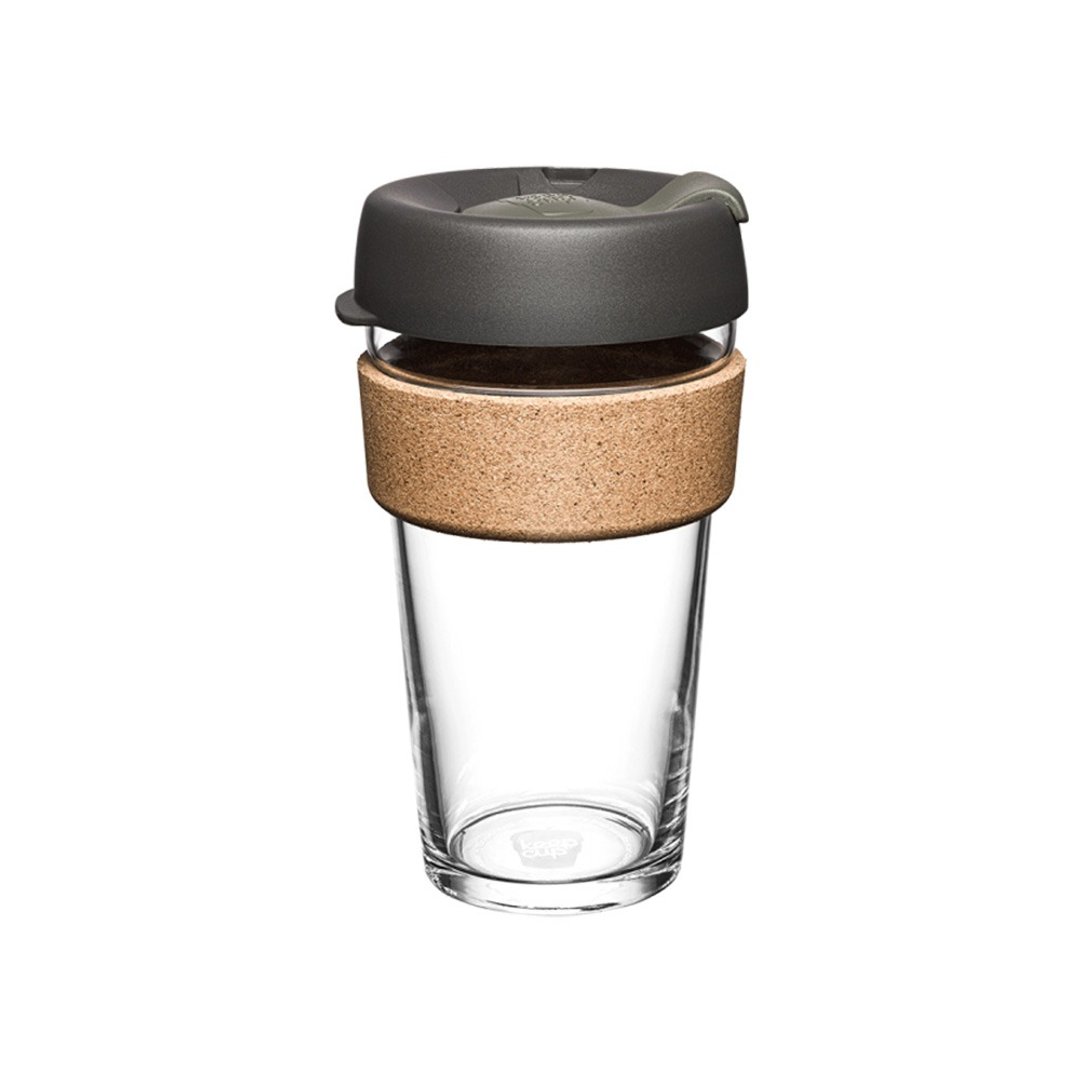 澳洲 KeepCup 软木 随行杯 L - 铠甲银 - 咖啡杯/马克杯 - 玻璃 灰色