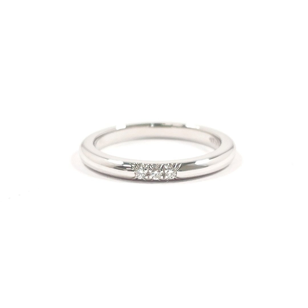 【日本直送 中古美品】4.5号 蒂芙尼 TIFFANY&Co. 戒指 婚礼戒指 永恒系列 Pt950铂金 - 戒指 - 贵金属 银色