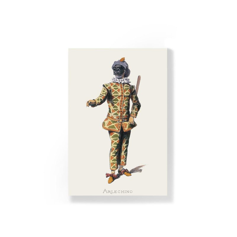 意大利 IFI 明信片(L) 喜剧演员 阿莱基诺 MAS4 - 卡片/明信片 - 纸 多色