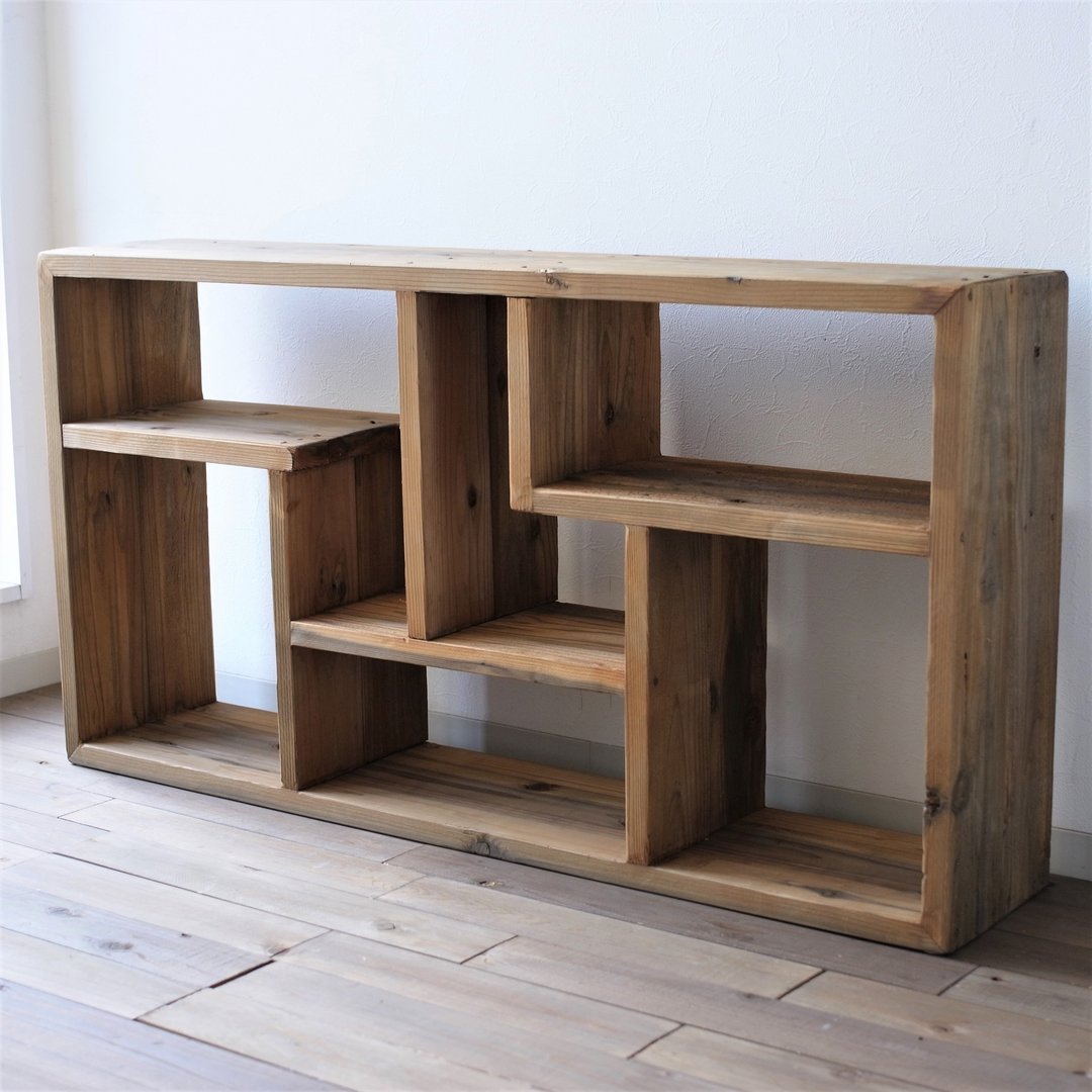Random wood shelf 605*1135*235 - 书架/书挡 - 木头 卡其色