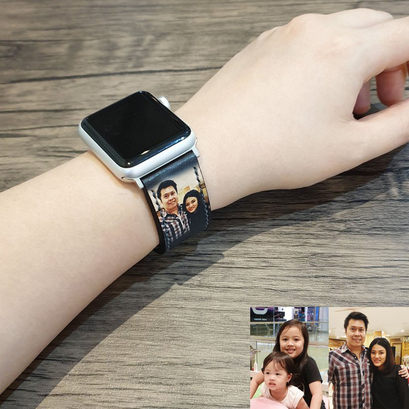 Apple Watch定制家庭乐队 - 表带 - 真皮 