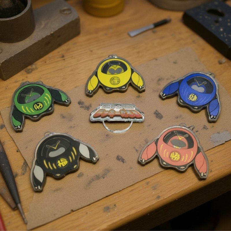 【Lucky Daruma】战队幸运挂件 - 吊饰 - 压克力 红色