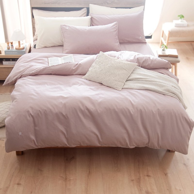 DR7000 清雅粉 白金埃及棉 GIZA 94 床包枕套/床包被套组 台湾制 - 寝具 - 棉．麻 