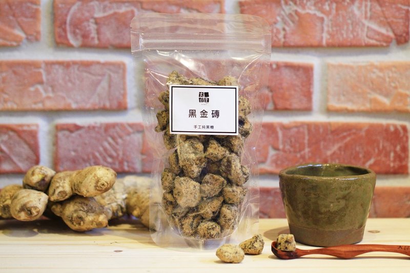 黑金砖 - 极纯黑糖 /一包 - 蜂蜜/黑糖 - 新鲜食材 咖啡色