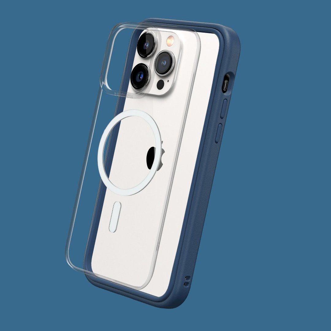 Mod NX(MagSafe兼容)超强磁吸手机壳-海军蓝 for iPhone 14系列 - 手机配件 - 塑料 蓝色