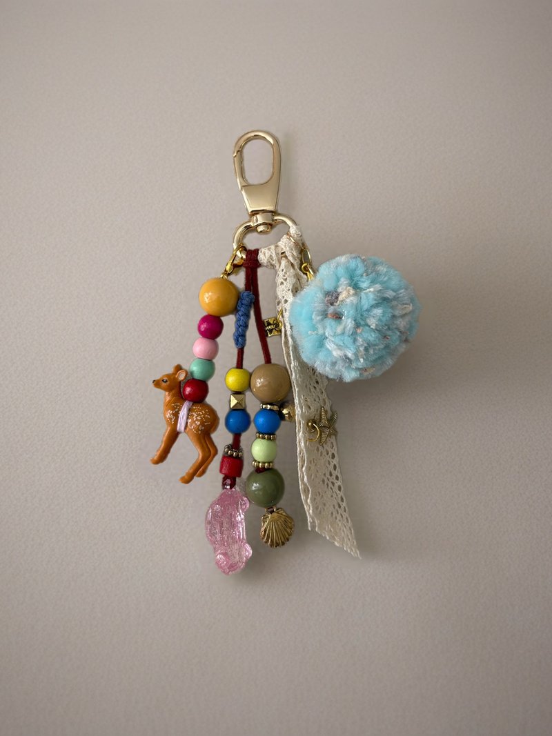 一鹿有你/包挂/钥匙圈/挂饰 - 钥匙链/钥匙包 - 塑料 