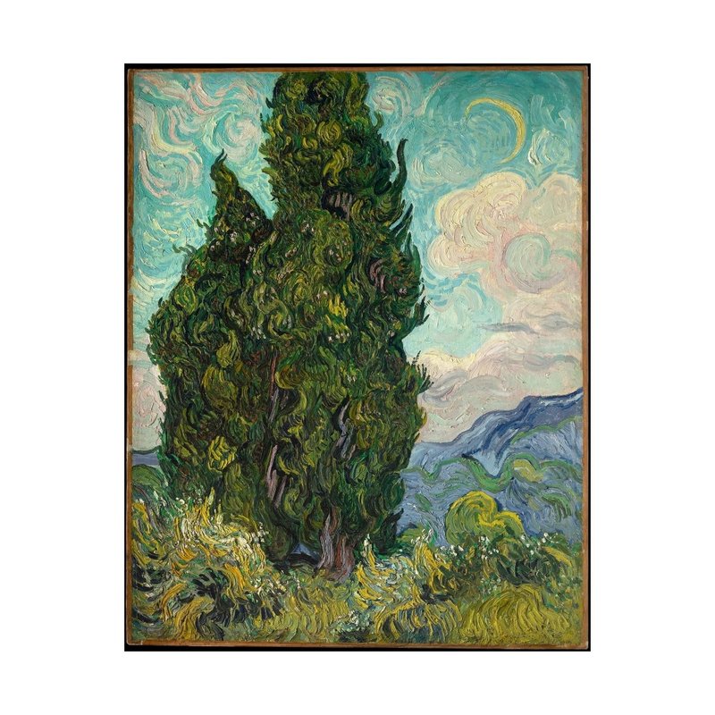 【艺术微喷】梵谷 van Gogh | Cypresses - 海报/装饰画/版画 - 纸 