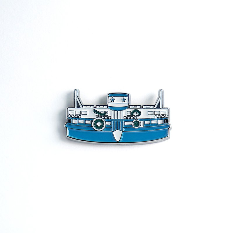 船胶星 - 徽章/别针 - 其他金属 多色