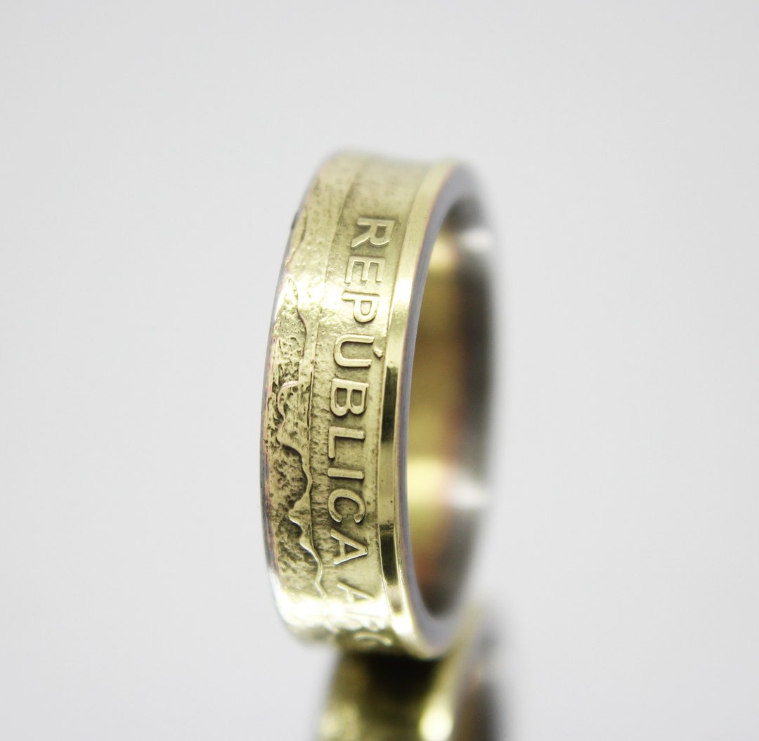 Argentina Coin Ring 2 pesos 2018 coin rings for men coin rings for women - 戒指 - 其他金属 